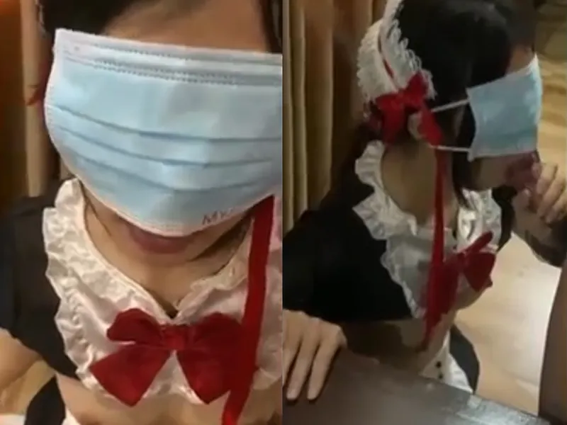 Cô bạn gái việt dâm cosplay nô lệ liếm mút con của quý điêu luyện